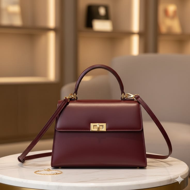 Sac Élégance Bordeaux